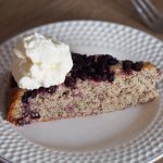 Blaubeerkuchen mit Mohn