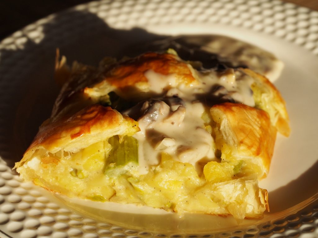 Kartoffel-Spargel Strudel