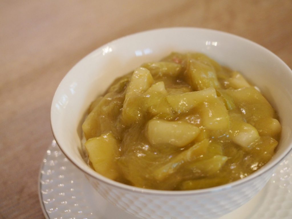 Rhabarber-Apfel Kompott