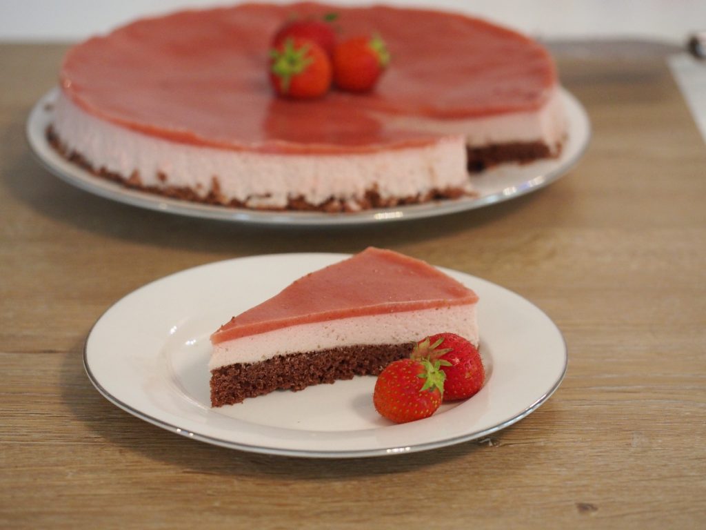 Erdbeercreme-Torte