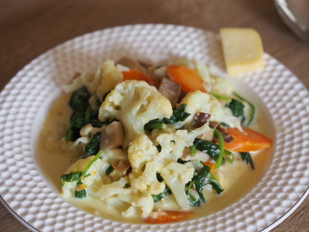 Gemüse mit Limburger Sauce