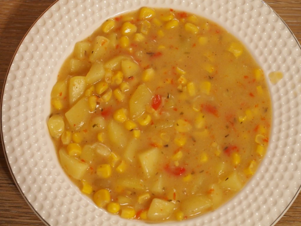 Corn Showder mit Kartoffeln