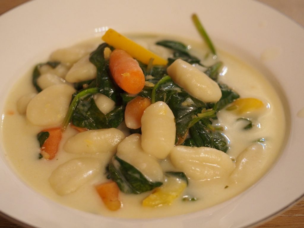 Gnocchi in Zitronensauce