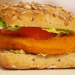 veganer Fisch Burger