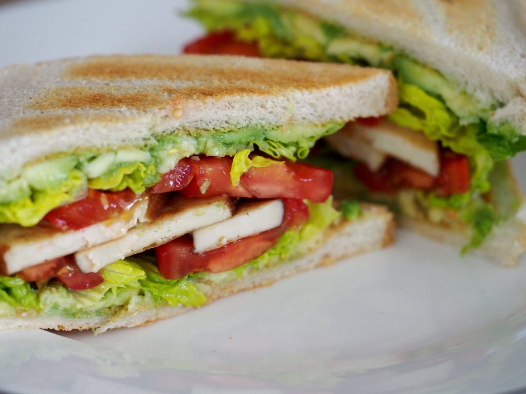Avocado Tofu Sandwich