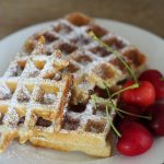 süße Waffeln aus Sauerteig
