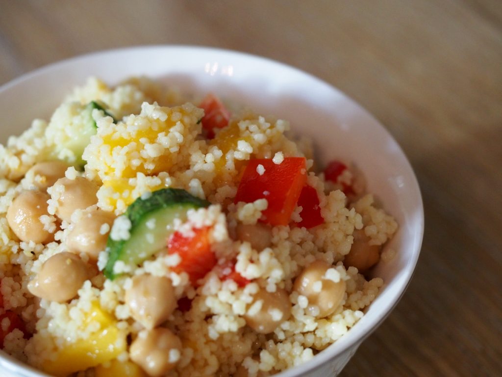 Couscous Salat mit Mango