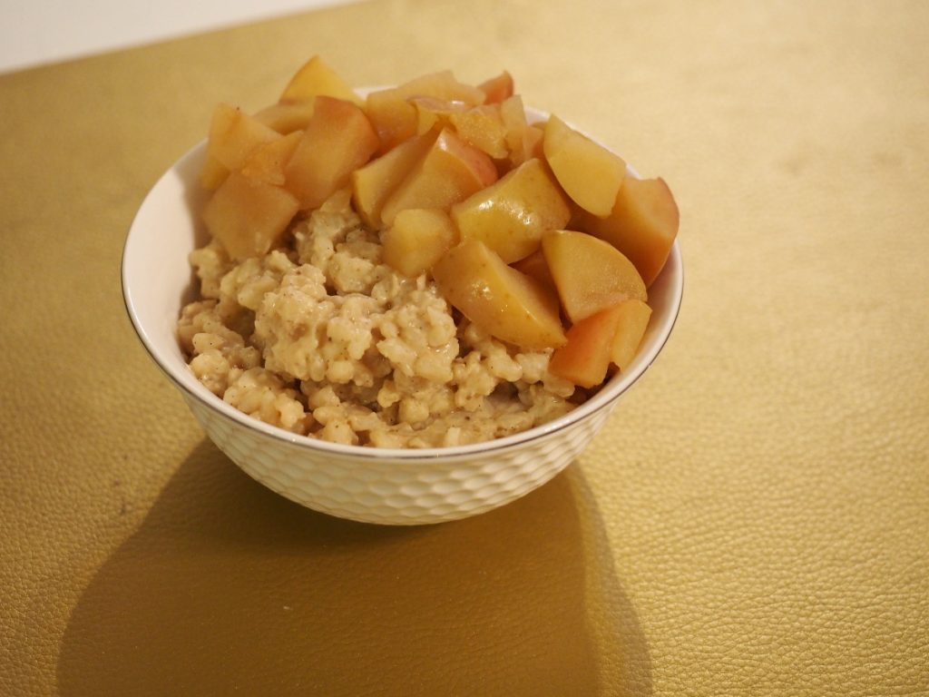 Milchreis mit Apfelkompott
