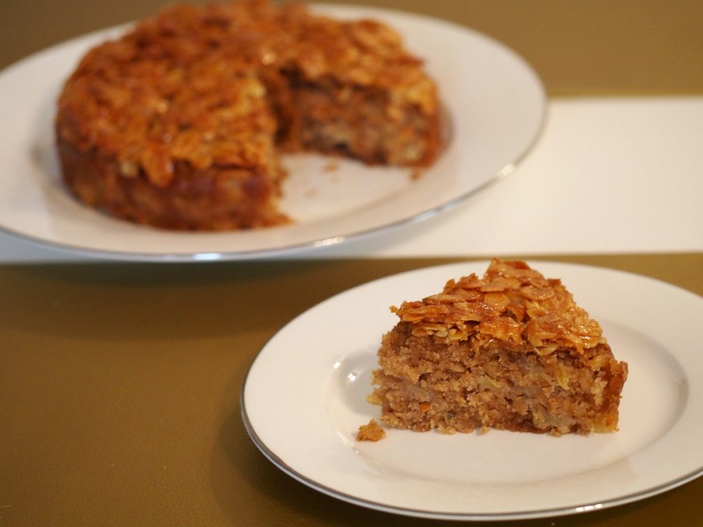 Ein schwedischer Apfel-Mandelkuchen