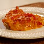 eine vegane Paprikaquiche