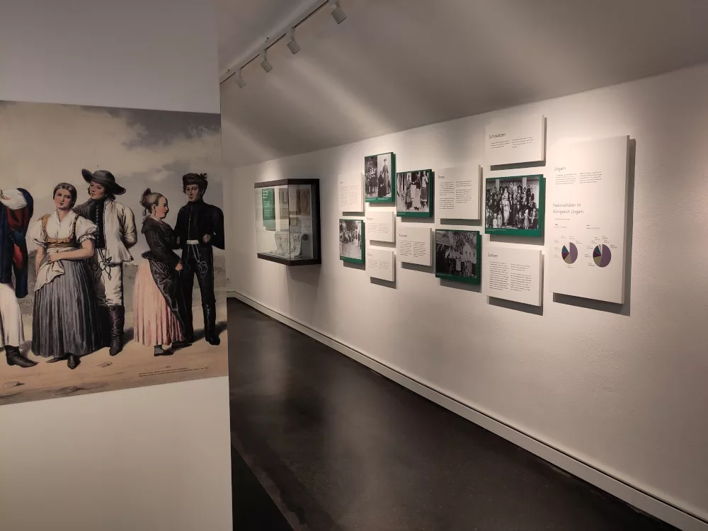 Darstellung der verschiedenen Völkergruppen im Königreich Ungarn