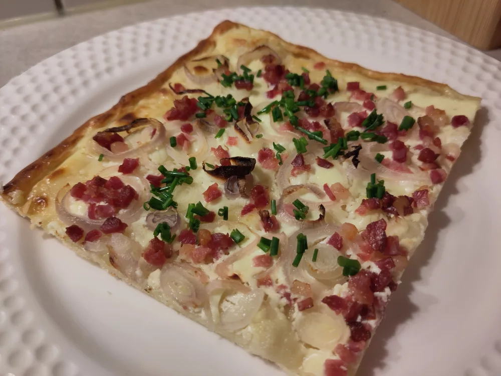 Elsässer Flammkuchen (3 Portionen)