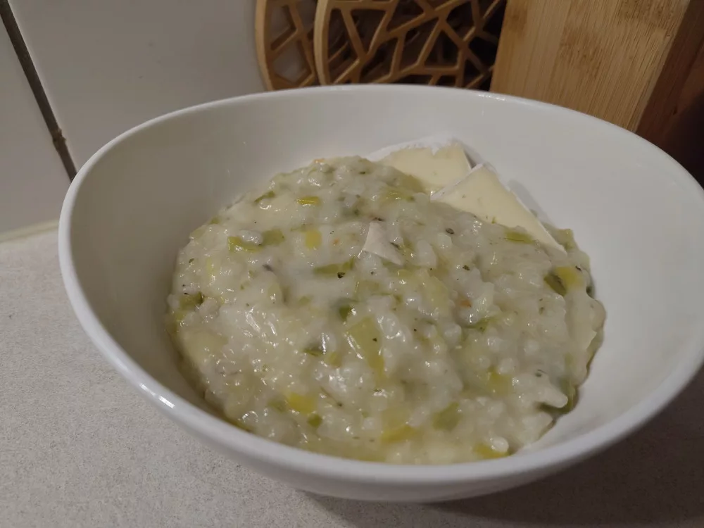 Lauch-Risotto mit Brie (4 Portionen)