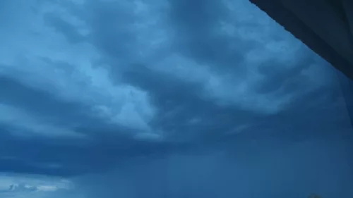 Gewitterwolken am Himmel